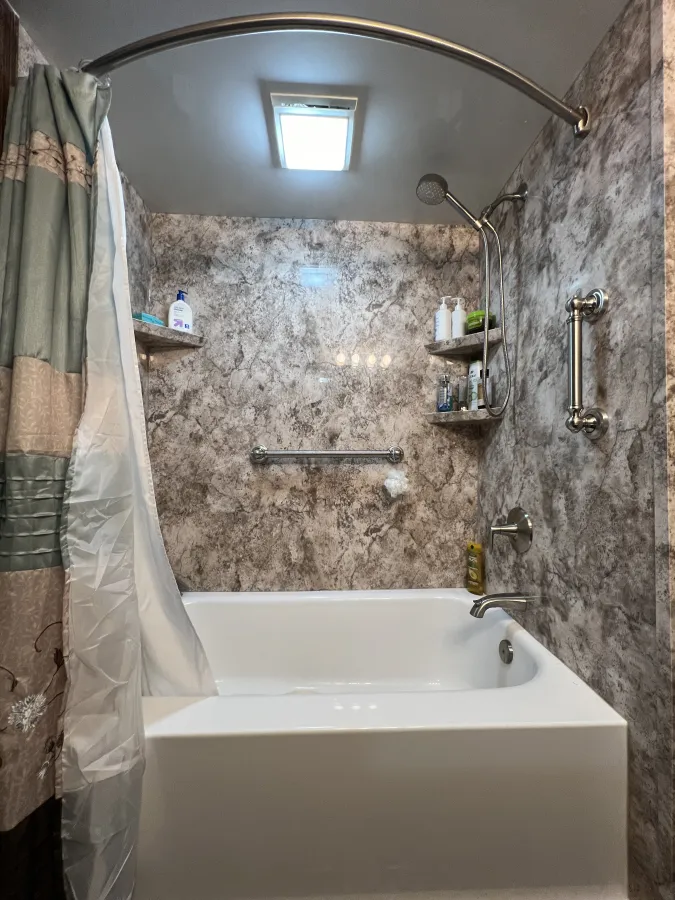 Bathtub replacement remodel kenosha wi kohler brushed nickel smooth acrylic ridgestone