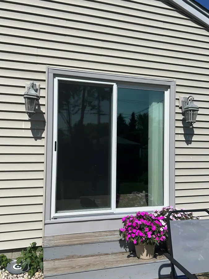 Greenfield WI Sliding Patio Door White Exterior Greenfield WI Sliding Patio Door White Exterior