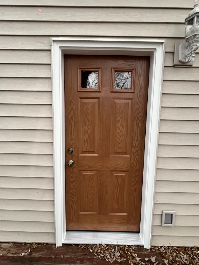 waterloo wi entry door replacement 4 panel woodgrain textured steel antique brass walnut waterloo wi entry door replacement 4 panel woodgrain textured steel antique brass walnut