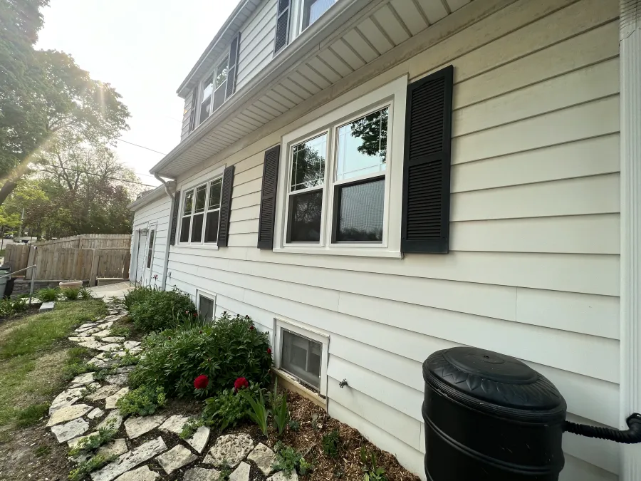 Double Hung Window Replacement Pocket Install White Milwaukee WI Double Hung Window Replacement Pocket Install White Milwaukee WI