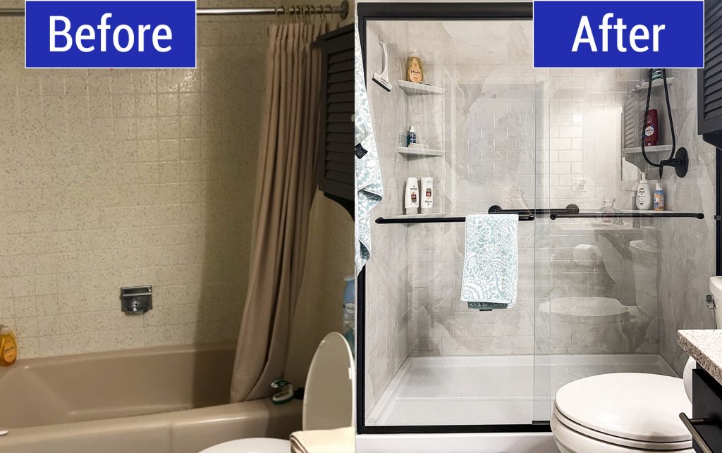 Shower Remodel In Lake Geneva Wi, Bathroom Shower Remodel Ideas Before And After