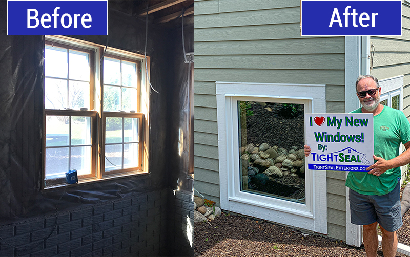 Window Replacement in North Prairie, WI by TightSeal Exteriors
