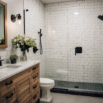 Best new white shower remodel accessible walk-in in New Berlin by TightSeal Exteriors & Baths